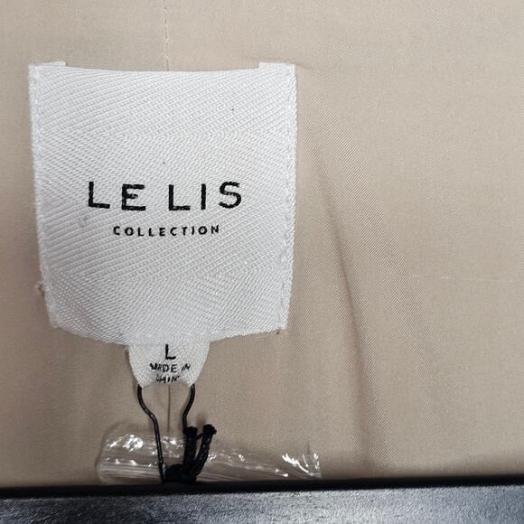 LELIS Magnifique Shine Glitter Blazer Size L Party Date Night Shimmer Disco Rave - Picture 4 of 9